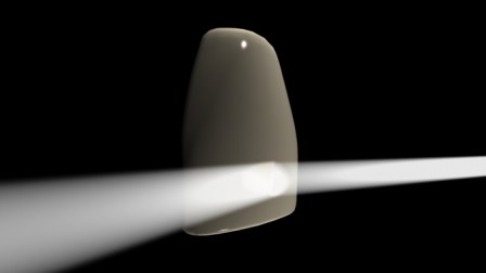 Incidencia del haz de luz con ángulo muy pequeño.