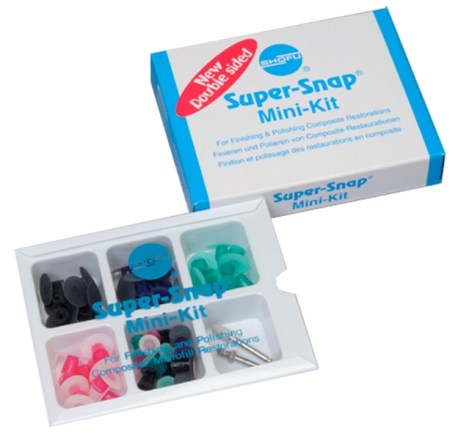 Super Snap Mini Kit Shofu fondo blanco